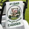 Personalized Photo Golf Towel – Father's Day Birthday Golf Gifts For Dad – Life Is Better On The Green