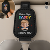 Personalized Leather Car Visor – Father's Day Gifts For Dad, Grandpa – Guardian Of Our Journey