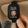 Personalized Leather Car Visor – Father's Day Gifts For Dad, Grandpa – Guardian Of Our Journey