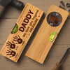 Personalized Wooden Bottle Opener With Built-in Spirit Level – Father's Day Gifts For Grandpa, Dad –  Dad Makes Everything Better