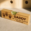 Personalized Wooden Bottle Opener With Built-in Spirit Level – Father's Day Gifts For Grandpa, Dad –  Dad Makes Everything Better
