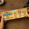 Personalized Wooden Bottle Opener With Built-in Spirit Level – Father's Day Gifts For Grandpa, Dad –  Grandpa Built It Right
