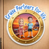 Personalized Cruise Ship Door Magnet – Summer Gifts For Couple – Together Is My Favorite Place
