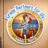 Personalized Cruise Ship Door Magnet – Summer Gifts For Couple – Sunsets And Love All Summer
