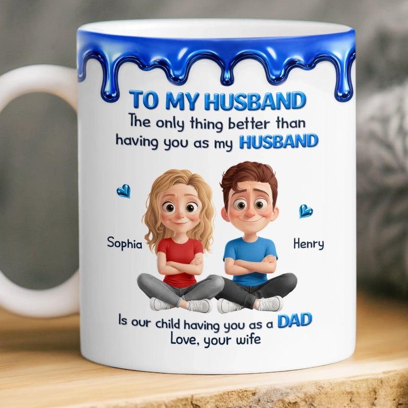 Personalized Mug – Gifts For Couple –  My Husband My Safe Place