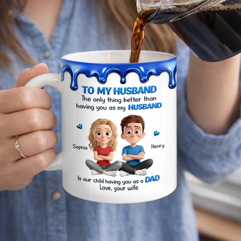 Personalized Mug – Gifts For Couple –  My Husband My Safe Place