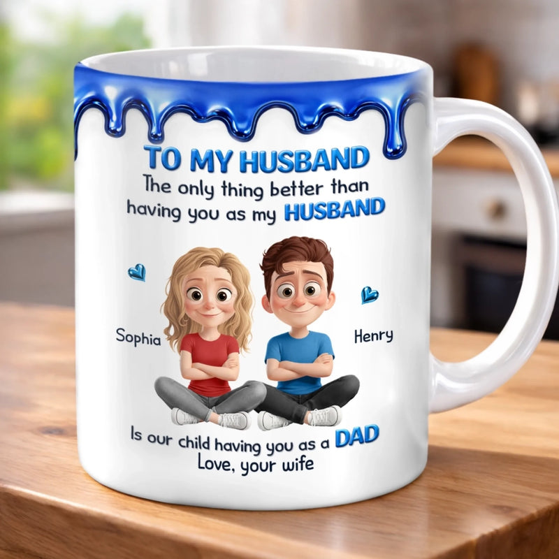 Personalized Mug – Gifts For Couple –  My Husband My Safe Place