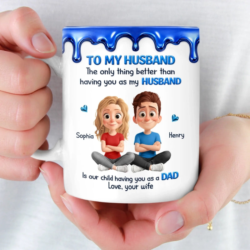 Personalized Mug – Gifts For Couple –  My Husband My Safe Place