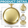 Personalized Pocket Watch – Gifts For Dad, Grandpa – Forever Thankful For Dad