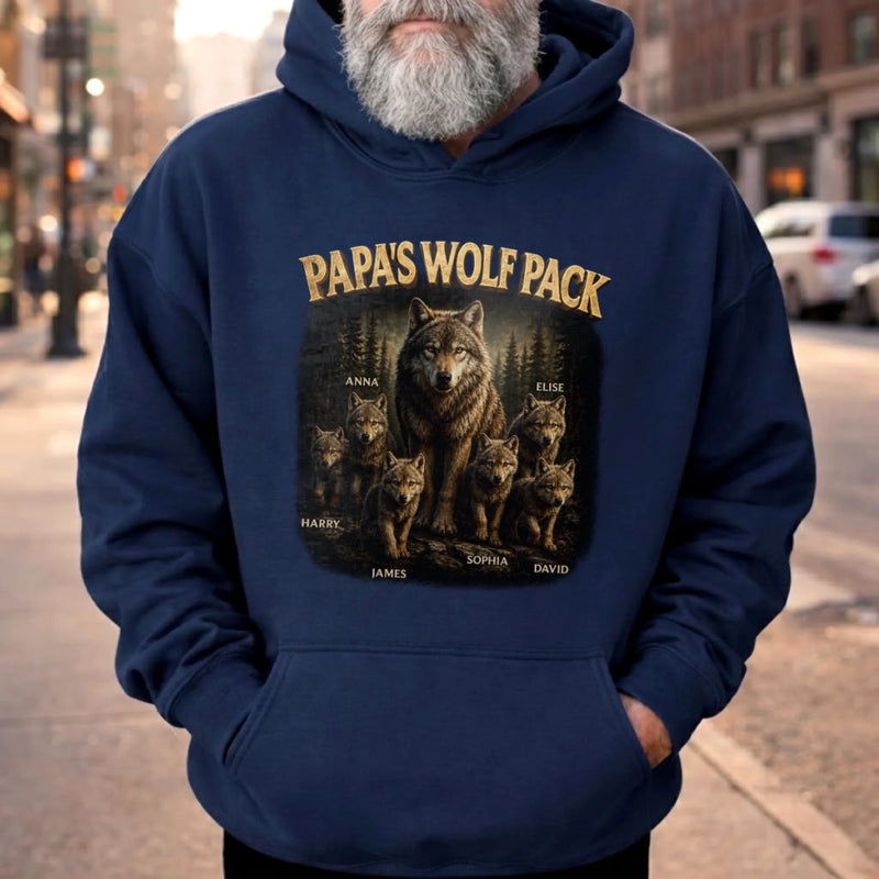 Personalized Unisex T-shirt, Hoodie – Father's Day Gifts For Dad, Grandpa – Strength Of The Pack Runs Deep