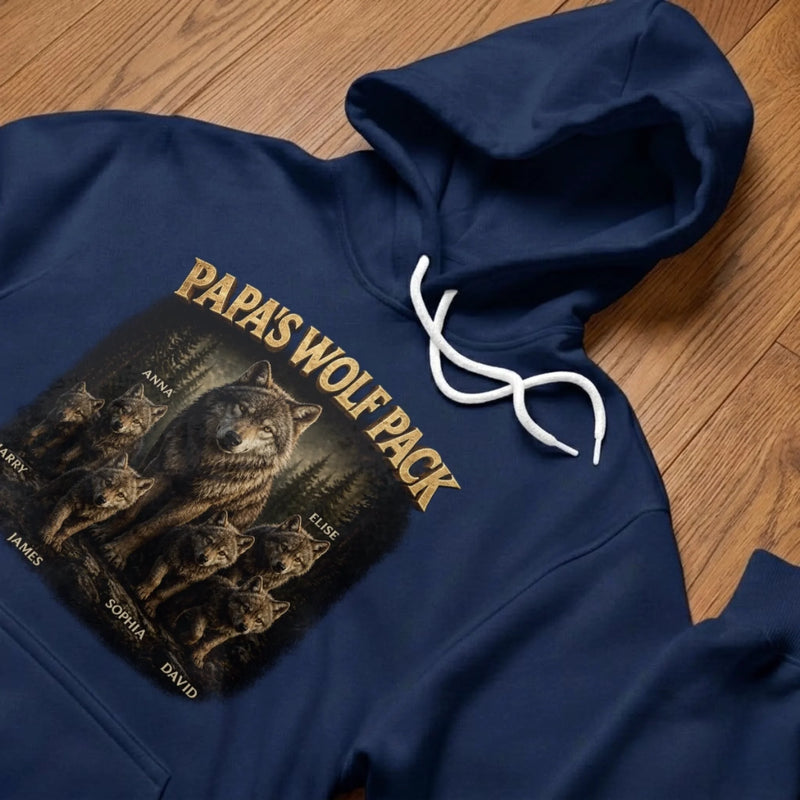 Personalized Unisex T-shirt, Hoodie – Father's Day Gifts For Dad, Grandpa – Strength Of The Pack Runs Deep
