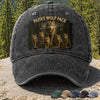 Personalized Vintage Washed Denim Baseball Cap – Father’s Day Gift For Grandpa, Dad – Proud To Be Your Kid