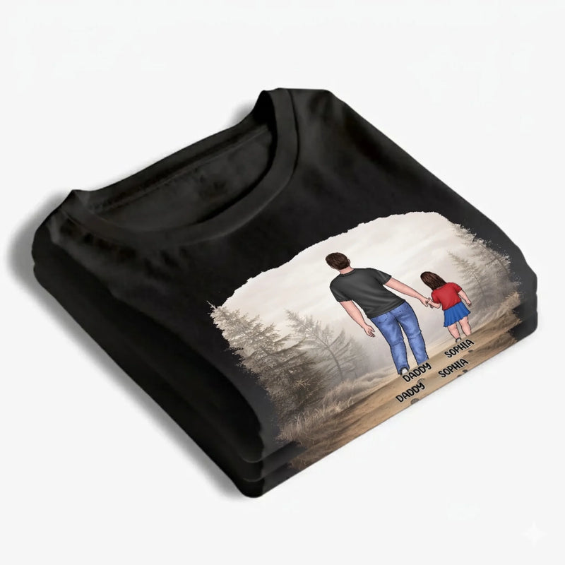 Personalized Unisex T-shirt, Hoodie – Father's Day Gifts For Dad, Grandpa – Dad Is Always There