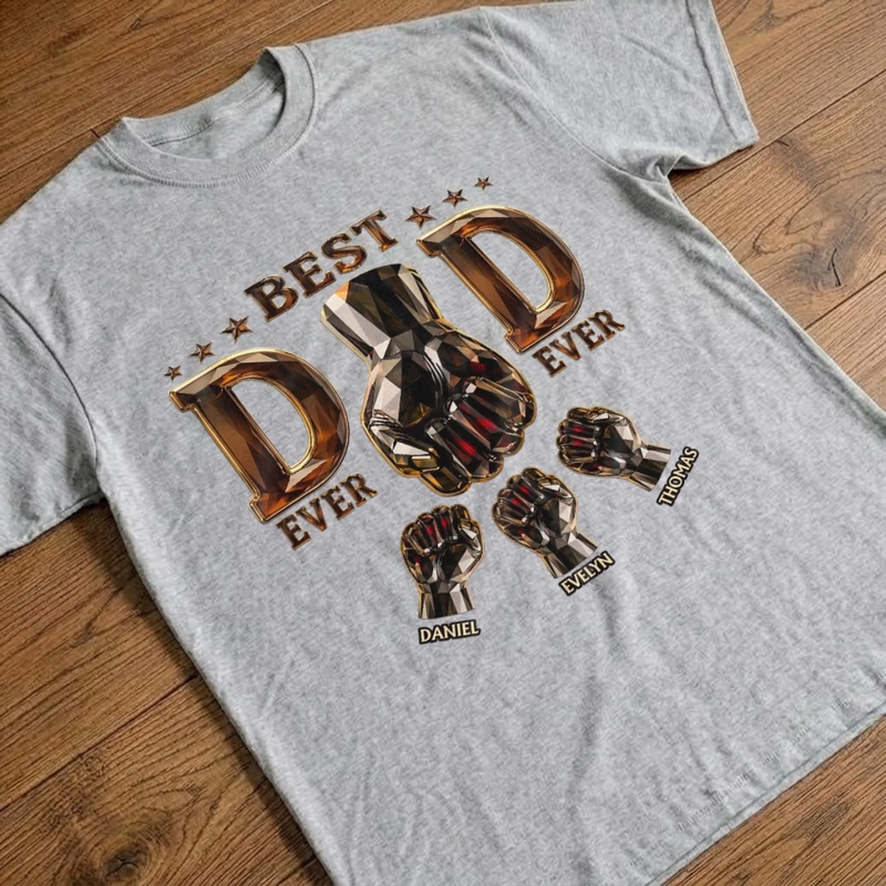 Personalized Unisex T-shirt, Hoodie – Father's Day Gifts For Dad – The Real Family MVP