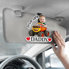 Personalized Photo Acrylic Car Visor Clip – Gifts For Dad – My Love Rides Along