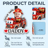 Personalized Photo Acrylic Car Visor Clip – Gifts For Dad – Love Rides With You Always