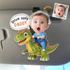 Personalized Photo Acrylic Car Visor Clip – Gifts For Dad – Drive Safe Super Dad