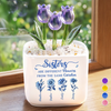 Personalized Glass Everlasting Tulips – Gifts For Women, Besties – Sisters, Rooted In The Same Love