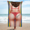 Personalized Beach Towel – Travel Gifts For Women, Best Friends – Sun, Sand And Good Vibes