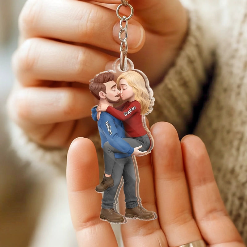 Personalized Acrylic Keychain –  Gifts For Couple – The Day We Became Us