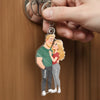 Personalized Acrylic Keychain – Gifts For Couple – Side By Side Forever
