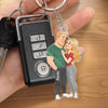 Personalized Acrylic Keychain – Gifts For Couple – Side By Side Forever