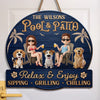 Personalized Wood Sign – Gifts For Couple – Love Grows With Our Pets