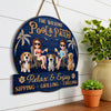 Personalized Wood Sign – Gifts For Couple – Love Grows With Our Pets