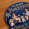 Personalized Wood Sign – Gifts For Couple – Love Grows With Our Pets