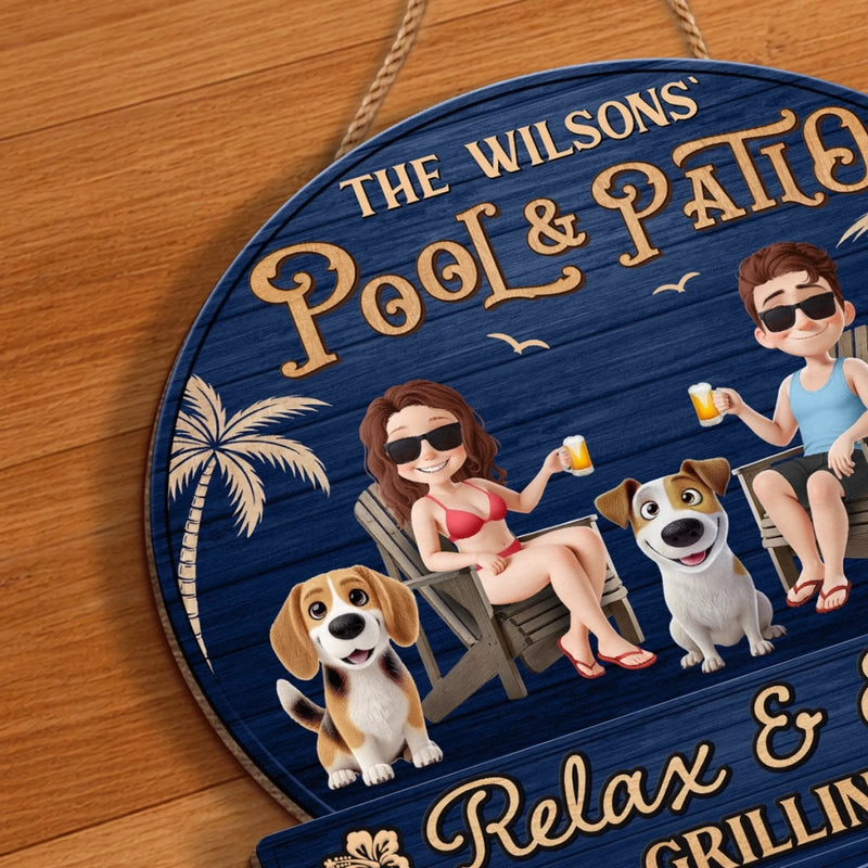 Personalized Wood Sign – Gifts For Couple – Love Grows With Our Pets