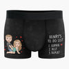 Personalized Men's Boxers Briefs – Gifts For Him – His Daily Reminder
