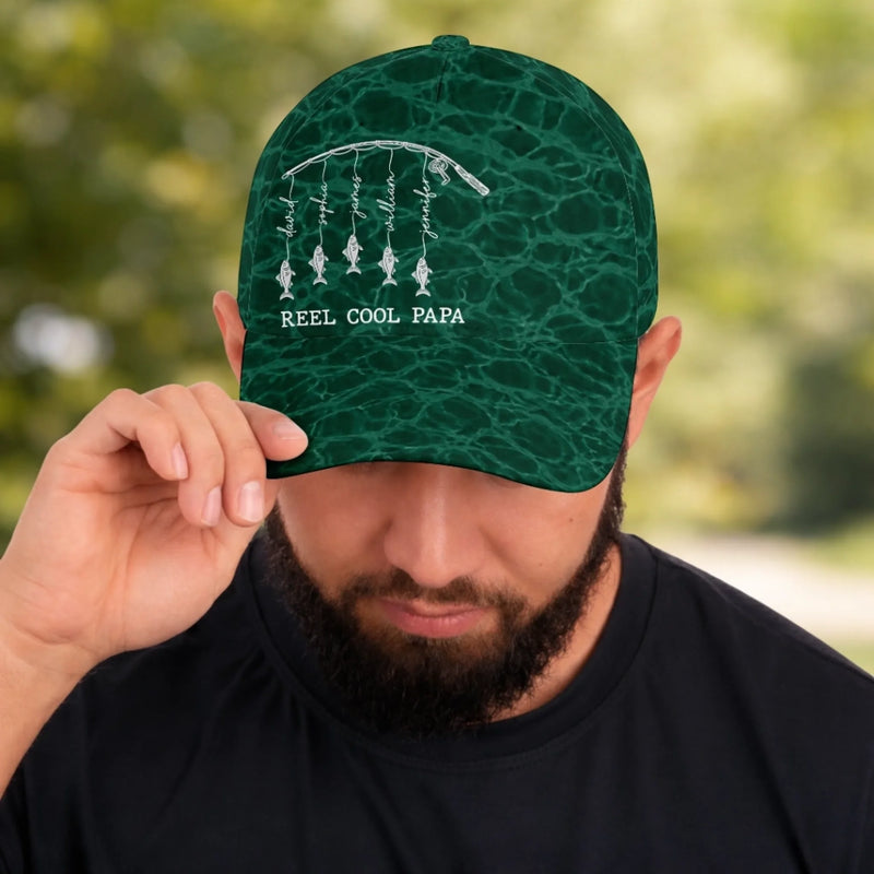 Personalized Classic Cap – Gifts For Dad – Keep Calm And Fish On