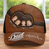Personalized Classic Cap – Gifts For Dad, Grandpa  – Strong Heart, Strong Dad