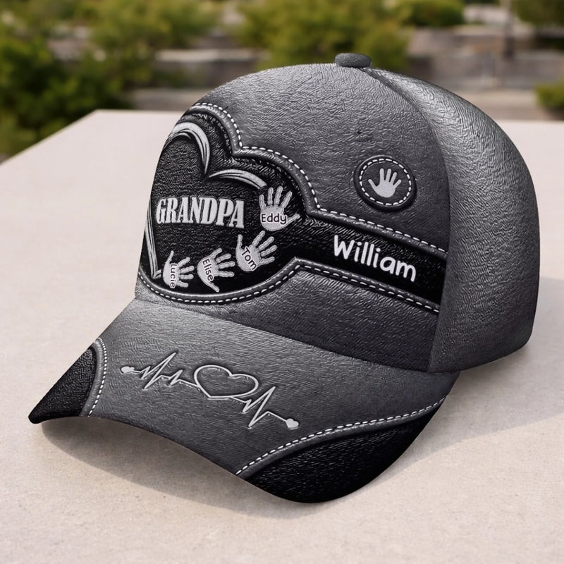 Personalized Classic Cap – Gifts For Dad, Grandpa  – Dad Makes Every Day Better