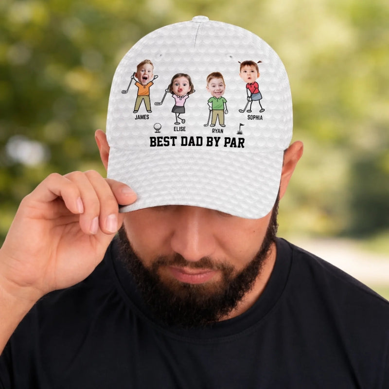 Personalized Classic Cap – Gifts For Dad, Grandpa  – Born To Play Golf Always