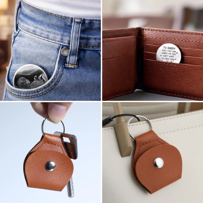 Personalized Photo Pocket Hug – Gifts For New Moms, New Dads, New Parents – Future Dad In Progress