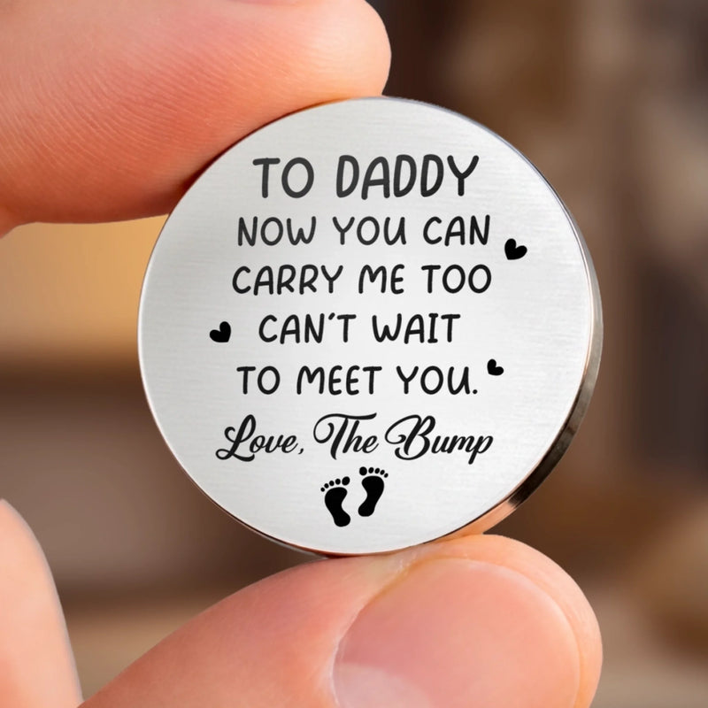 Personalized Photo Pocket Hug – Gifts For New Moms, New Dads, New Parents – Future Dad In Progress