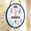 Personalized Stained Glass Window Hanging Suncatcher – Gifts For Dad, Grandpa – You Are Our Sunshine