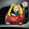 Personalized Photo Acrylic Car Vent Clip – Gifts For Dad – Love Rides With You
