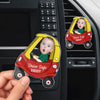Personalized Photo Acrylic Car Vent Clip – Gifts For Dad – Love Rides With You