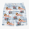 Personalized Photo Men Beach Shorts – Gifts For Him, Husband –  I Love My Destiny