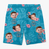 Personalized Photo Men Beach Shorts – Gifts For Dad, Grandpa – Best Daddy Ever Summer
