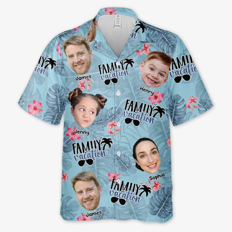 Personalized Photo Hawaiian Shirt – Summer Gifts For Family Members – Summer Was Our Best Season