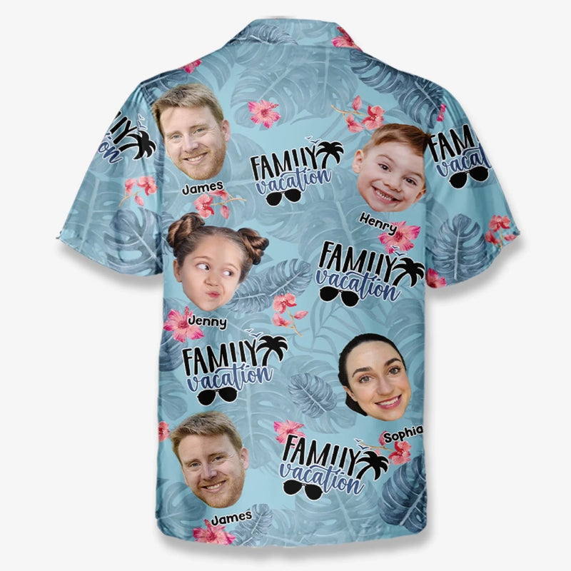 Personalized Photo Hawaiian Shirt – Summer Gifts For Family Members – Summer Was Our Best Season