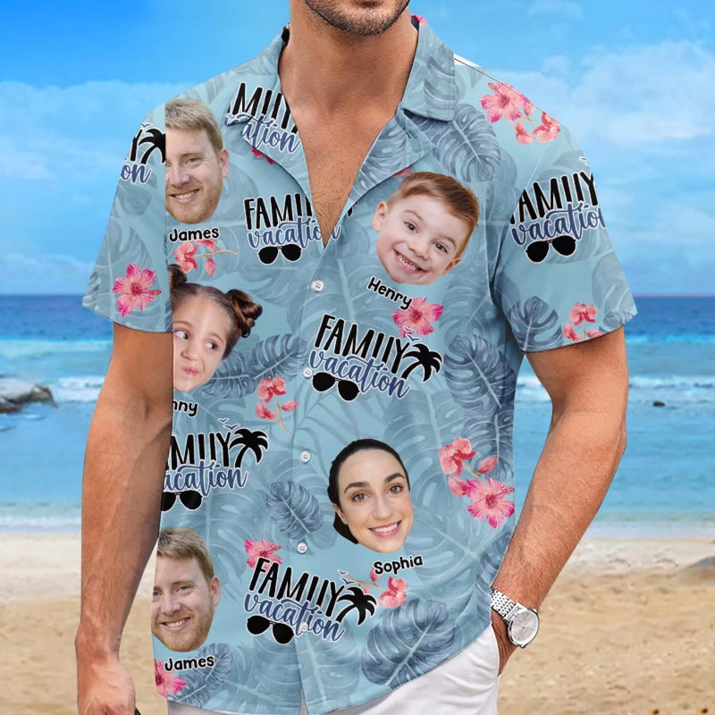 Personalized Photo Hawaiian Shirt – Summer Gifts For Family Members – Summer Was Our Best Season