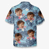 Personalized Photo Hawaiian Shirt – Summer Gifts For Him – Ocean Air, Salty Hair