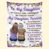 Personalized Blanket – Gifts For Daughter – Forever Proud To Call You My Daughter