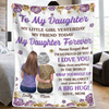 Personalized Blanket – Gifts For Daughter – Forever Proud To Call You My Daughter