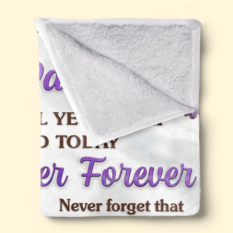 Personalized Blanket – Gifts For Daughter – Forever Proud To Call You My Daughter