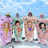 Personalized Beach Towel – Travel Gifts For Women, Best Friends – Tropical Vibes All Day